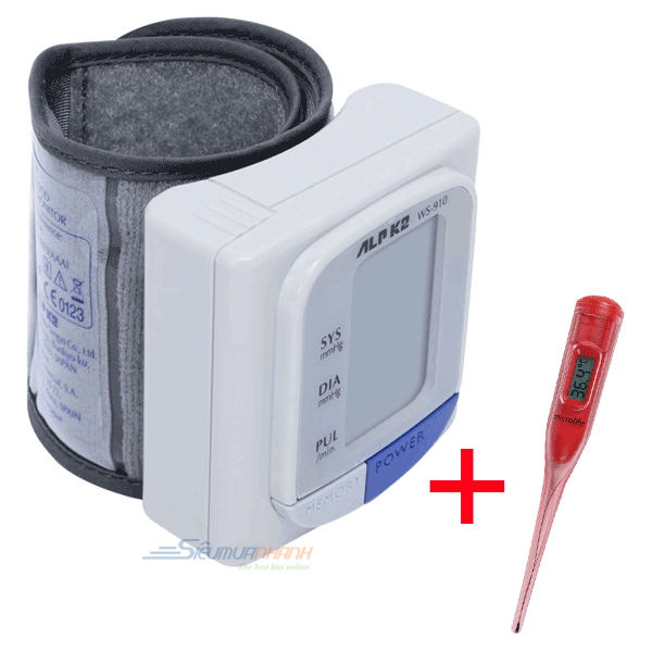 Máy đo huyết áp cổ tay ALPK2 WS 910